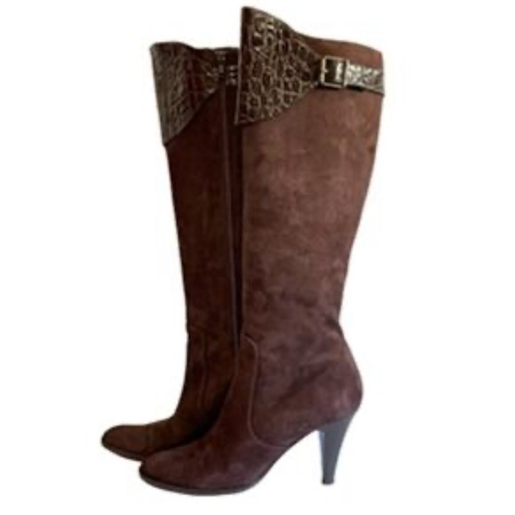 Max de Carlo Shoes - Max de Carlo Leather Suede Boots 9.5